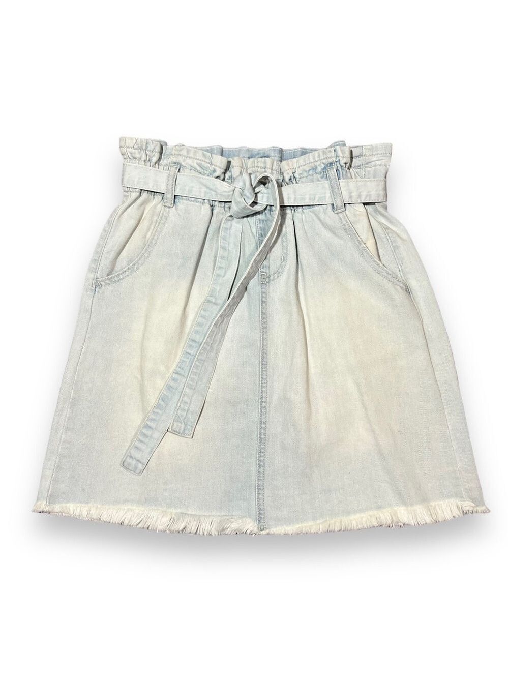 SO Juniors Paperbag Denim Skirt Size 9